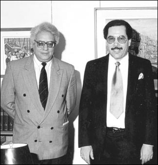  Hanafi (à doite) avec Abdelhamid Gmati