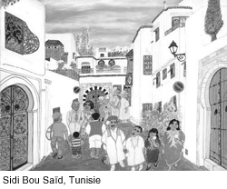 Sidi Bou Saïd, Tunisie