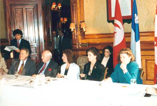 Invits d'honneur d'Alliance Canada-Tunisie
