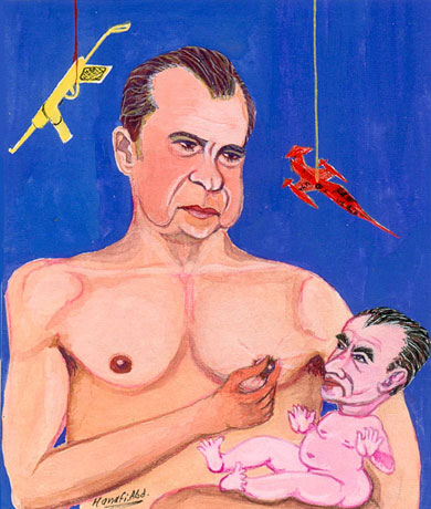 Richard Nixon et le Shah d'Iran